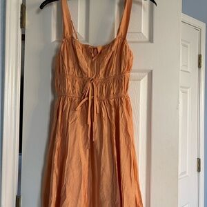 Blu Pepper Tangerine Midi Dress